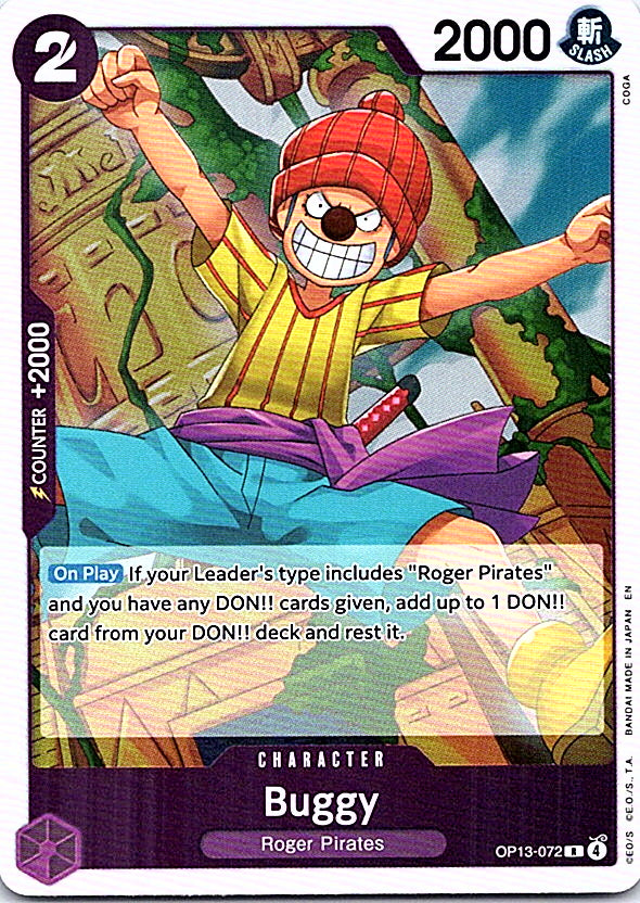 Buggy Foil R Carrying On His Will OP13-072 NM
