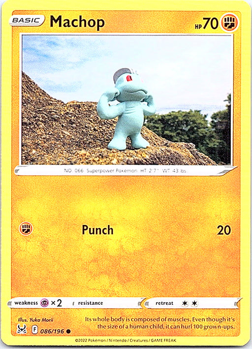 Machop Common SWSH11: Lost Origin 086/196 NM