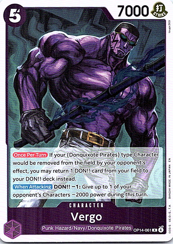 Vergo Foil R The Azure Sea's Seven OP14-061 NM