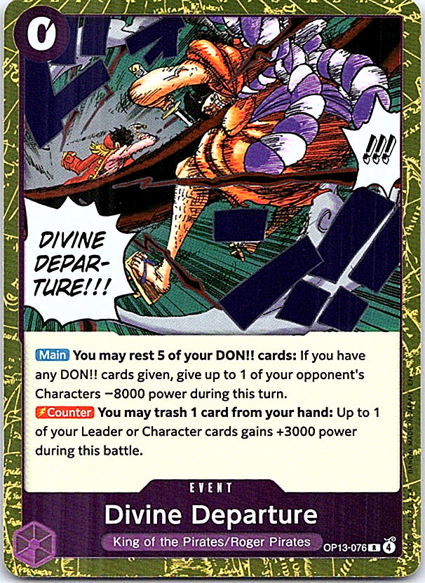 Divine Departure Foil R Carrying On His Will OP13-076 NM