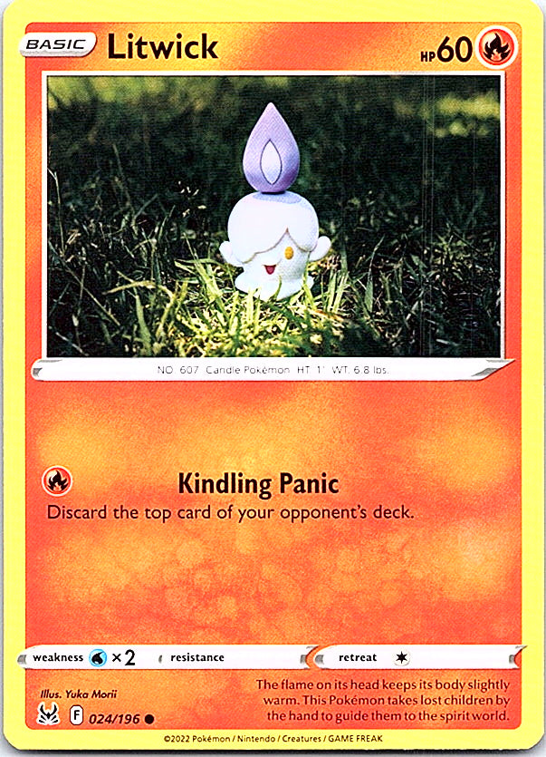 Litwick Common SWSH11: Lost Origin 024/196 NM