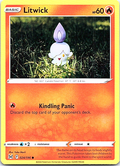 Litwick Common SWSH11: Lost Origin 024/196 NM