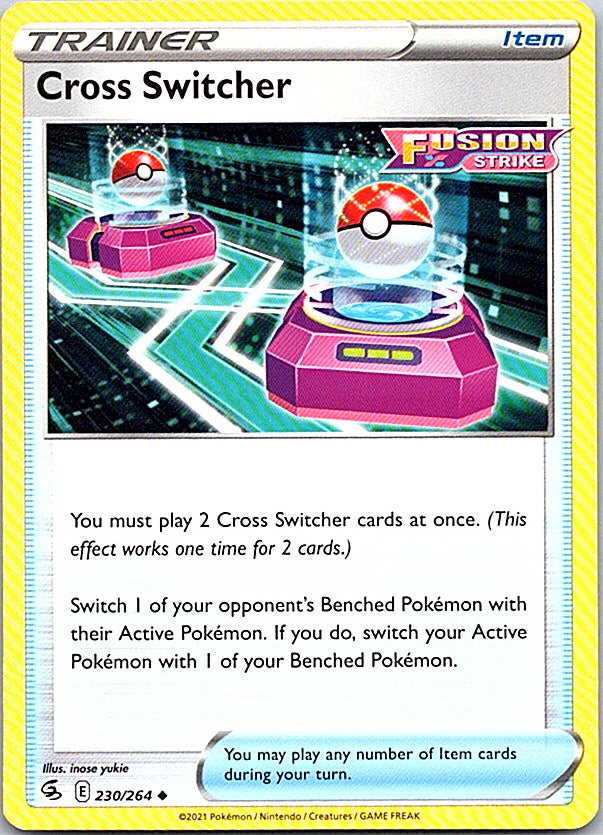 Cross Switcher Uncommon SWSH08: Fusion Strike 230/264 NM