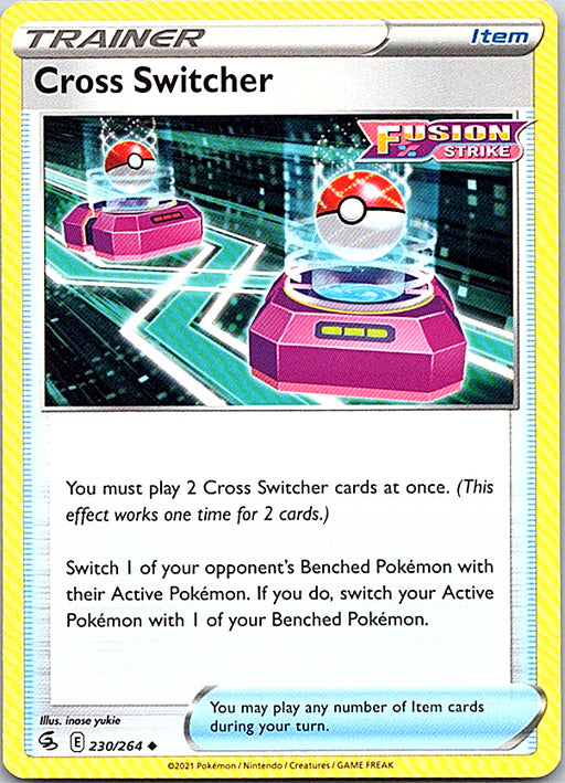 Cross Switcher Uncommon SWSH08: Fusion Strike 230/264 NM