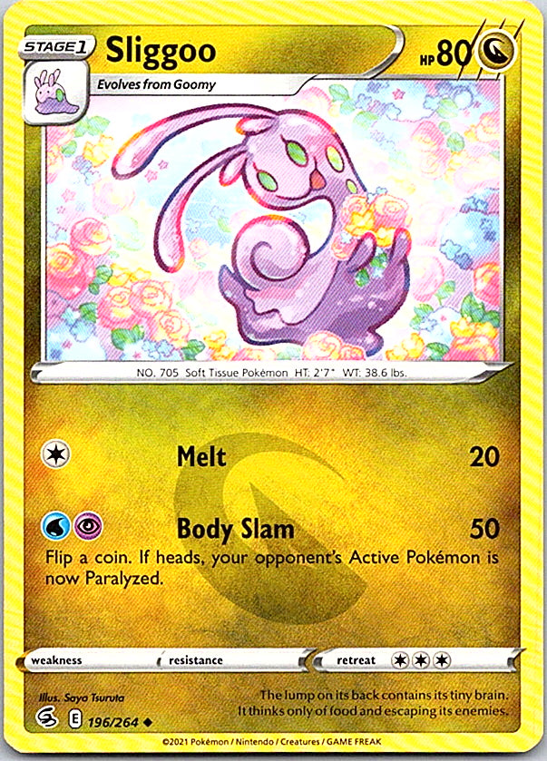 Sliggoo Uncommon SWSH08: Fusion Strike 196/264 NM