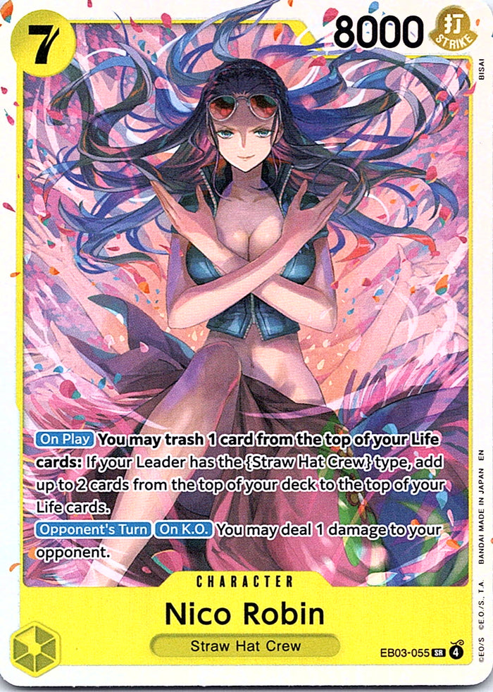 Nico Robin (055) Foil SR Extra Booster: One Piece Heroines Edition EB03-055 NM