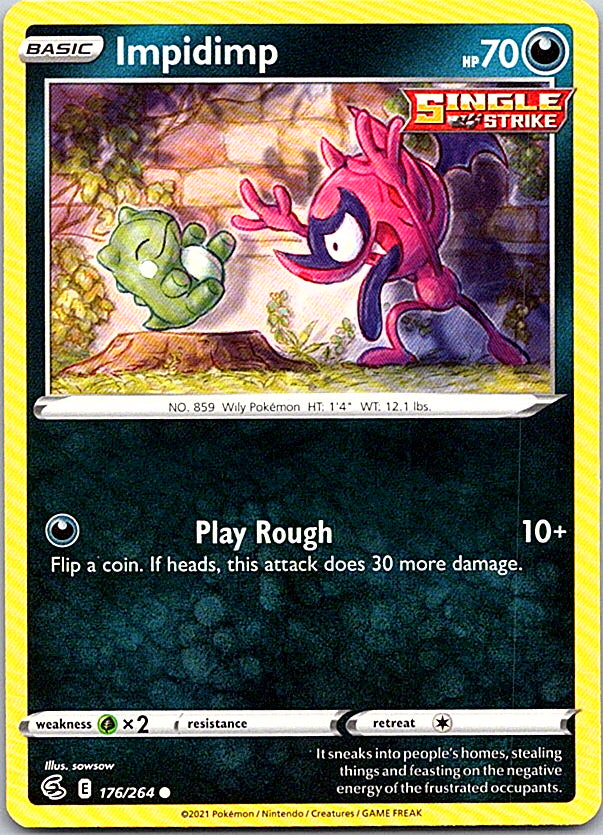 Impidimp Common SWSH08: Fusion Strike 176/264 NM