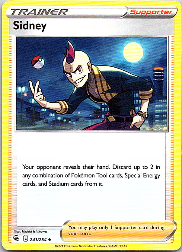 Sidney Uncommon SWSH08: Fusion Strike 241/264 NM