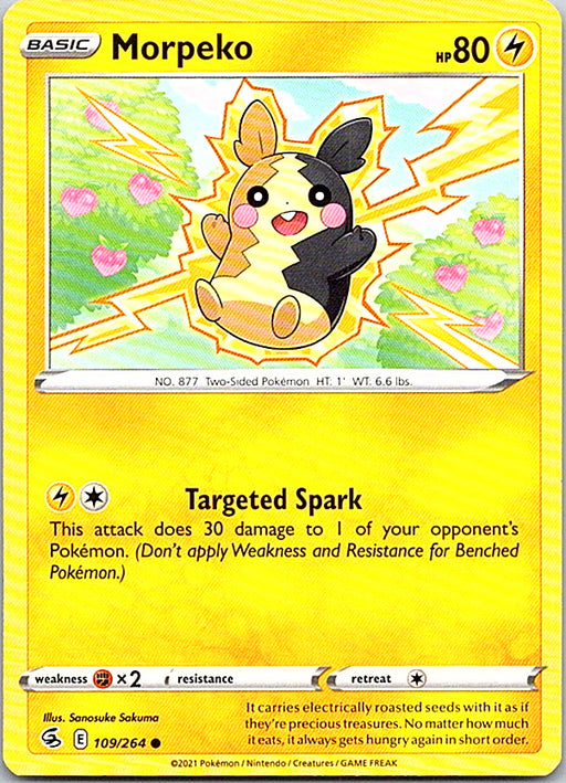Morpeko (109) Common SWSH08: Fusion Strike 109/264 NM