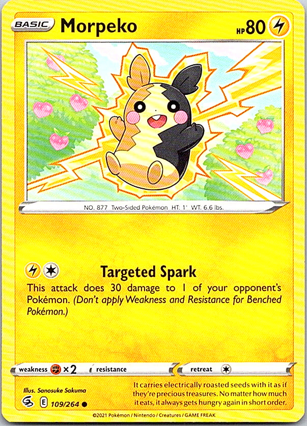 Morpeko (109) Common SWSH08: Fusion Strike 109/264 NM