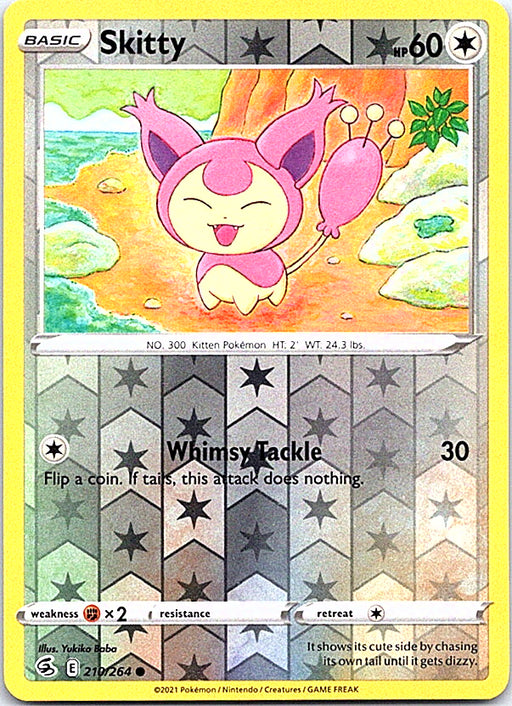 Skitty Reverse Holo Common SWSH03: Darkness Ablaze 141/189 NM