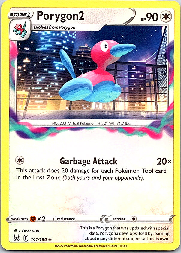 Porygon2 Uncommon SWSH11: Lost Origin 141/196 NM