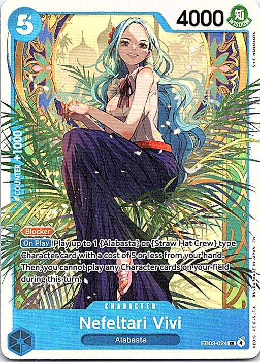 Nefeltari Vivi (024) Foil SR Extra Booster: One Piece Heroines Edition EB03-024