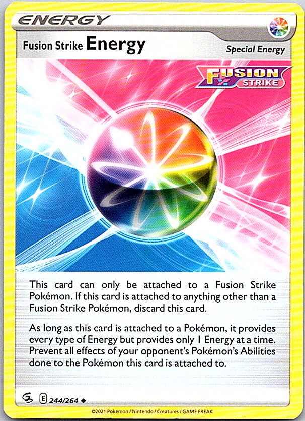 Fusion Strike Energy Uncommon SWSH08: Fusion Strike 244/264 NM