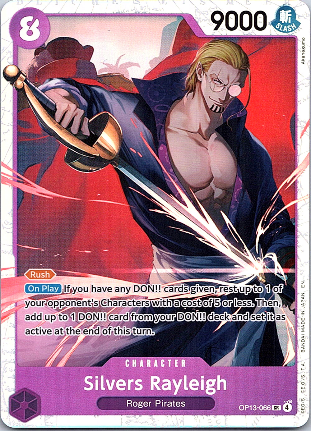 Silvers Rayleigh Foil SR Carrying On His Will OP13-066 NM