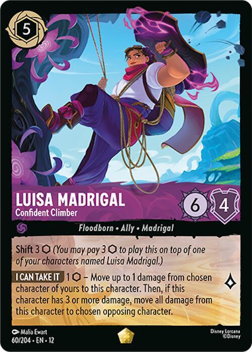 Luisa Madrigal - Confident Climber Cold Foil Legendary Wilds Unknown 60/204 NM