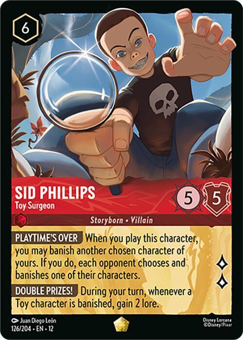 Sid Phillips - Toy Surgeon Cold Foil Legendary Wilds Unknown 126/204 NM