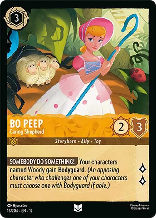 Bo Peep - Caring Shepherd Cold Foil Uncommon Wilds Unknown 13/204 NM