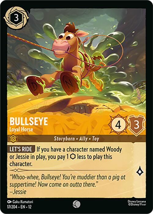Bullseye - Loyal Horse Cold Foil Common Wilds Unknown 17/204 NM