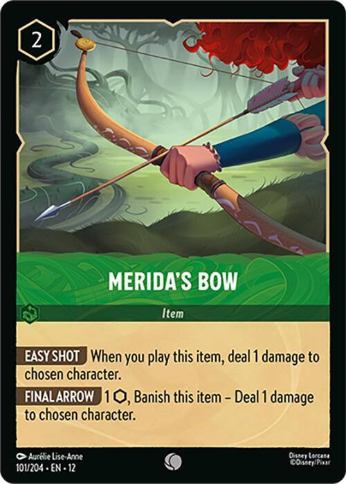 Merida's Bow Cold Foil Common Wilds Unknown 101/204 NM
