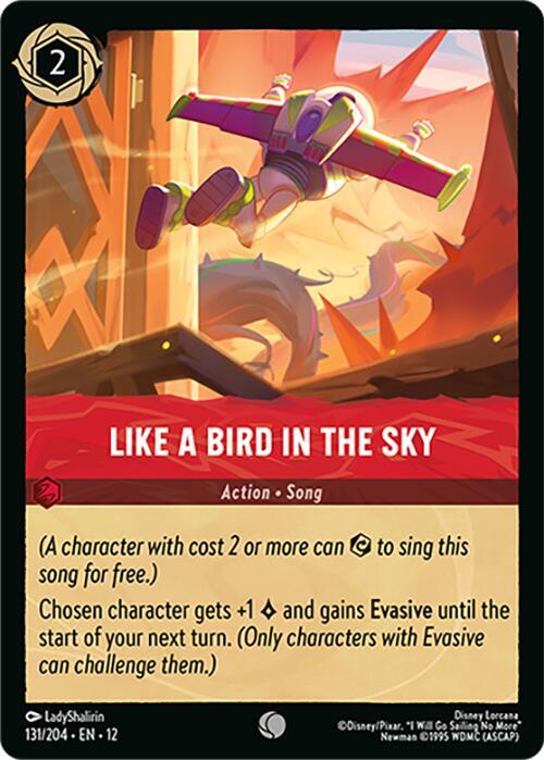 Like A Bird In the Sky Cold Foil Common Wilds Unknown 131/204 NM
