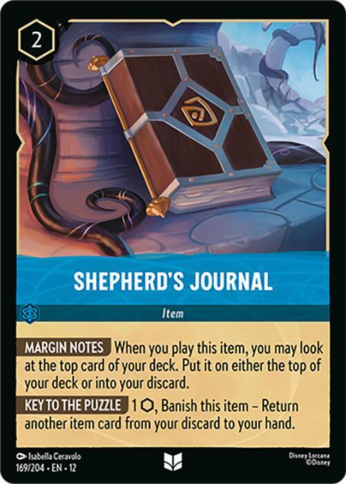 Shepherd's Journal Cold Foil Uncommon Wilds Unknown 169/204 NM
