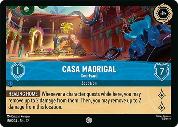 Casa Madrigal - Courtyard Cold Foil Common Wilds Unknown 170/204 NM