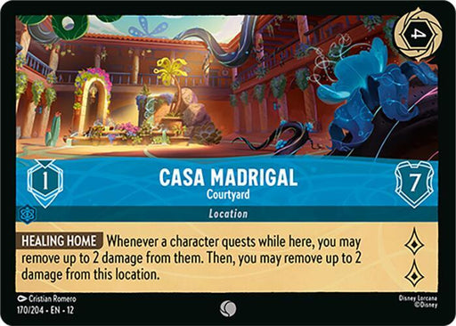 Casa Madrigal - Courtyard Cold Foil Common Wilds Unknown 170/204 NM