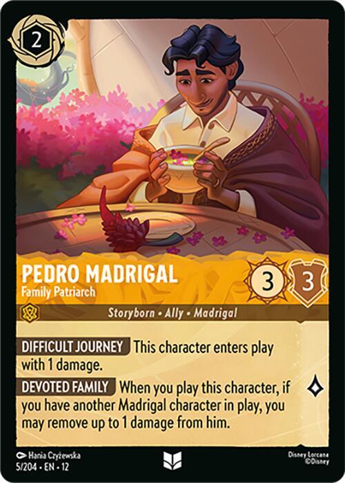 Pedro Madrigal - Family Patriarch Cold Foil Uncommon Wilds Unknown 5/204 NM