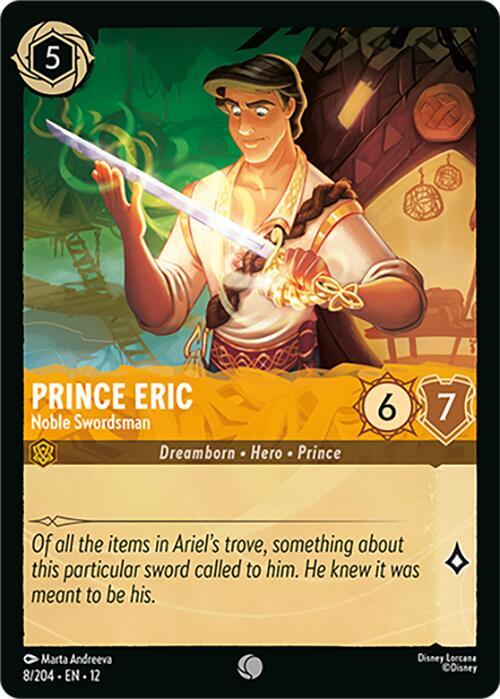 Prince Eric - Noble Swordsman Cold Foil Common Wilds Unknown 8/204 NM