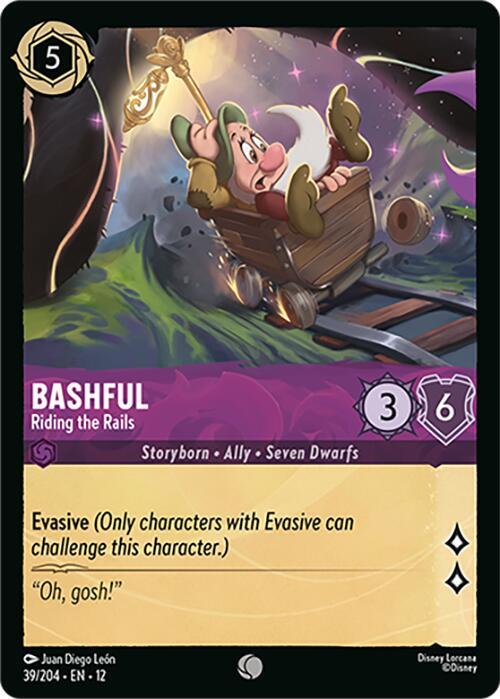 Bashful - Riding the Rails (Foil) Cold Foil Common Wilds Unknown 39/204 NM