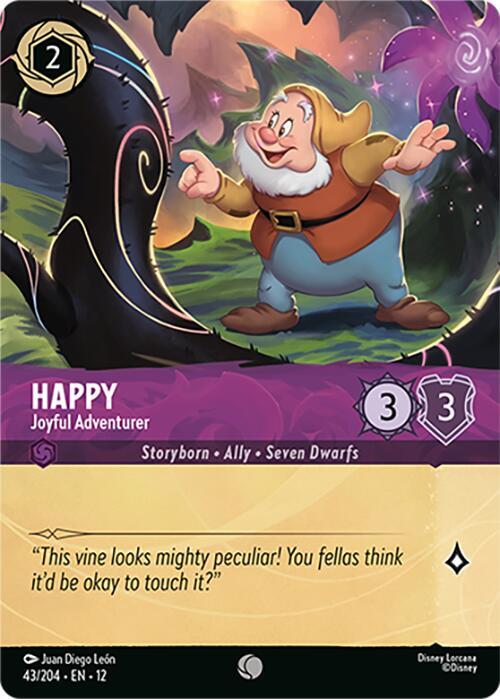 Happy - Joyful Adventurer (Foil) Cold Foil Common Wilds Unknown 43/204 NM