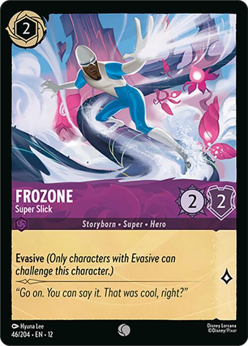 Frozone - Super Slick Cold Foil Common Wilds Unknown 46/204 NM