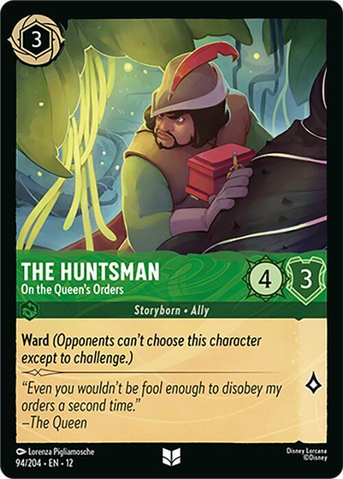 The Huntsman - On the Queen's Orders Cold Foil Uncommon Wilds Unknown 94/204 NM