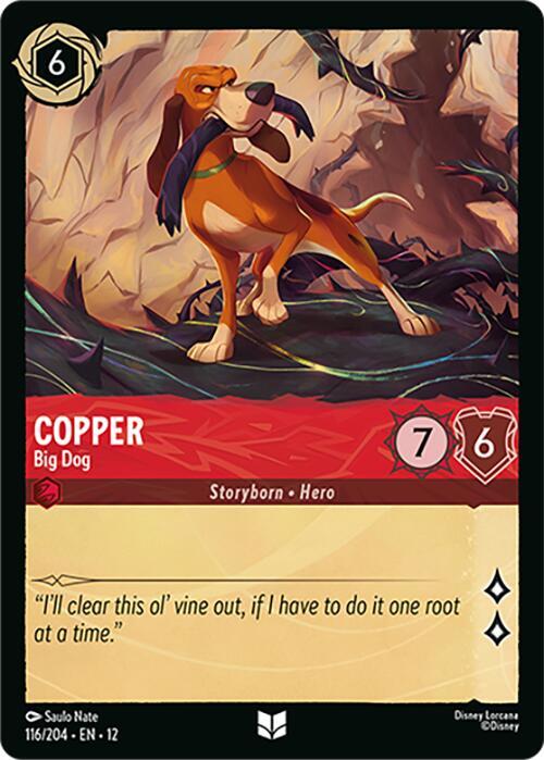 Copper - Big Dog Cold Foil Uncommon Wilds Unknown 116/204 NM