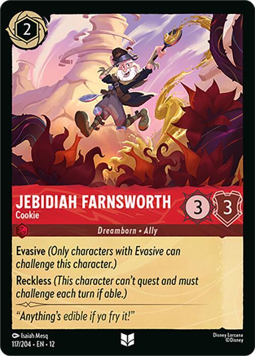 Jebidiah Farnsworth - Cookie Cold Foil Uncommon Wilds Unknown 117/204 NM