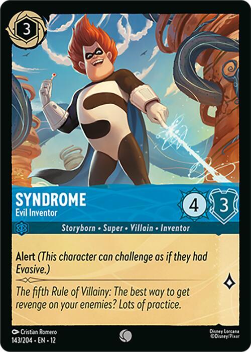 Syndrome - Evil Inventor Cold Foil Common Wilds Unknown 143/204 NM