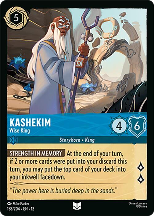 Kashekim - Wise King Cold Foil Uncommon Wilds Unknown 158/204 NM