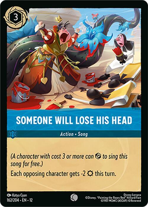 Someone Will Lose His Head Cold Foil Common Wilds Unknown 162/204 NM