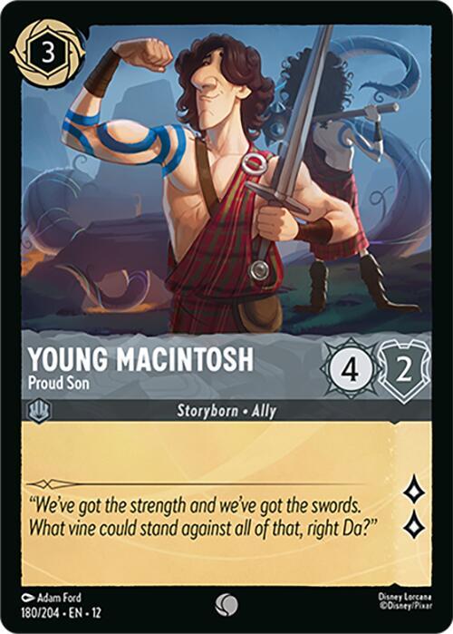 Young Macintosh - Proud Son Cold Foil Common Wilds Unknown 180/204 NM