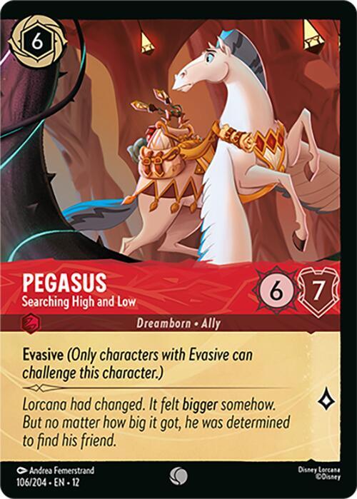 Pegasus - Searching High and Low (Foil) Cold Foil Common Wilds Unknown 106/204 N