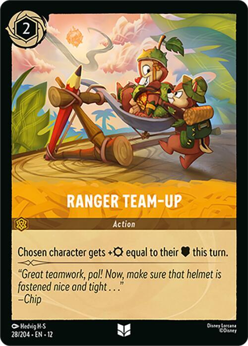 Ranger Team-Up Cold Foil Uncommon Wilds Unknown 28/204 NM