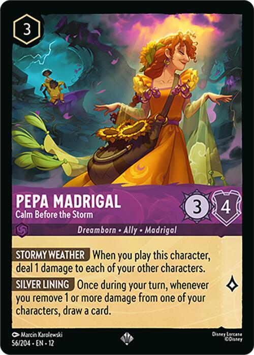 Pepa Madrigal - Calm Before the Storm Cold Foil Super Rare Wilds Unknown 56/204