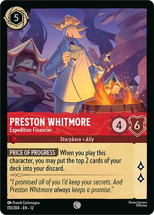 Preston Whitmore - Expedition Financier Cold Foil Common Wilds Unknown 110/204 NM