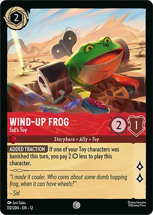 Wind-Up Frog - Sid's Toy Cold Foil Common Wilds Unknown 112/204 NM