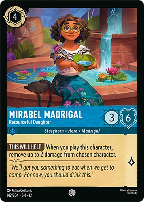 Mirabel Madrigal - Resourceful Daughter Cold Foil Common Wilds Unknown 142/204 N