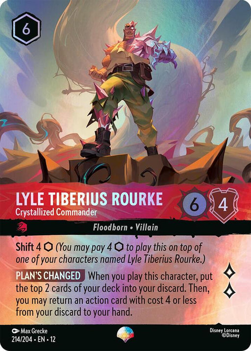 Lyle Tiberius Rourke - Crystallized Commander (Epic) Holo Epic Wilds Unknown 214