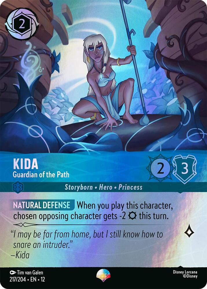 Kida - Guardian of the Path (Epic) Holo Epic Wilds Unknown 217/204 NM