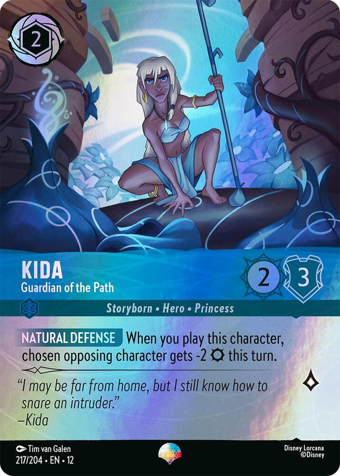 Kida - Guardian of the Path (Epic) Holo Epic Wilds Unknown 217/204 NM