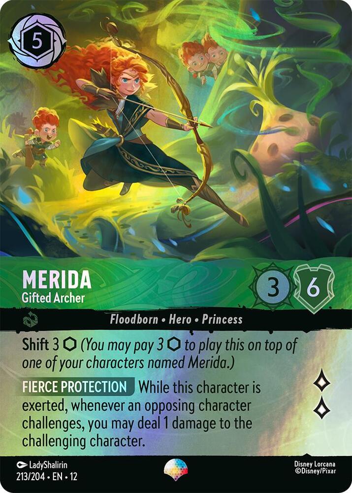 Merida - Gifted Archer (Epic) Holo Epic Wilds Unknown 213/204 NM